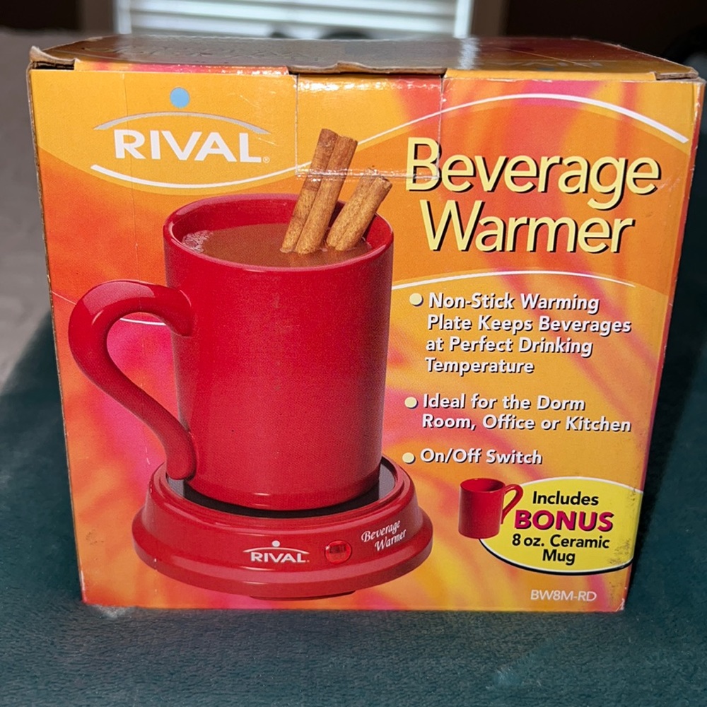 Rival Beverage Warmer with cup